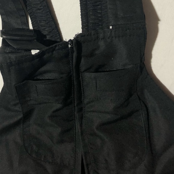 Minus Zero Kids Black Bib Overalls Snow Pants Size 5-6 - Picture 7 of 16